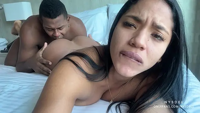 Roughest ever roommate bang with amateur couple &mdash;  getting nasty NYSdel style