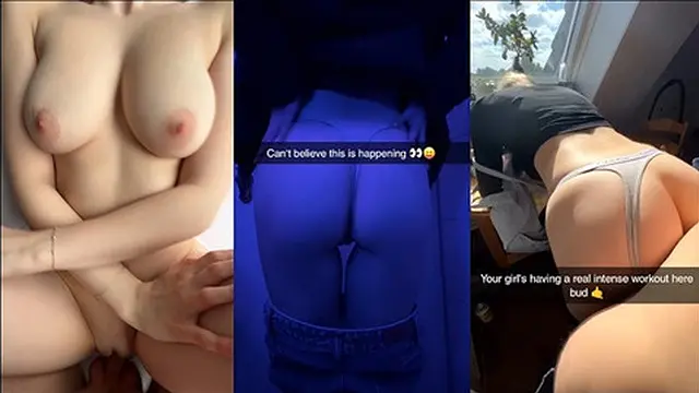 Raw XXX college girls′ Snapchat triple-screen orgies: pure filthy &mdash;  hardcore &mdash;  and utterly obscene