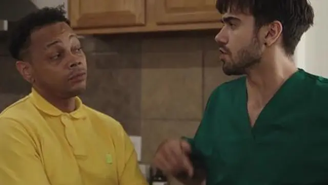 Syren De Mer With Her Nurse And Step Grandson (Syren Demer)