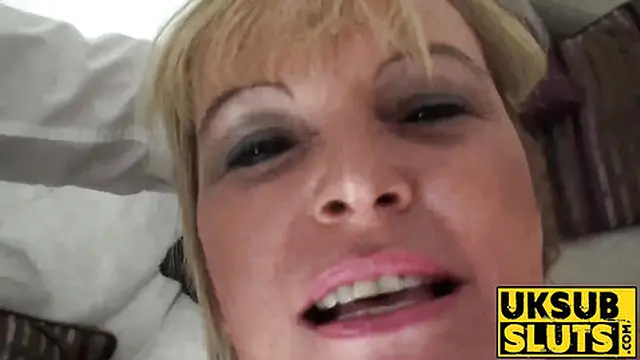 UKSubSluts com - Chubby MILF Alisha′s sucking and riding stiffed prick with joy