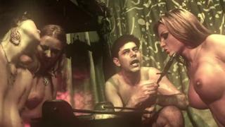 Double Penetration Party With Squirting Chicks
