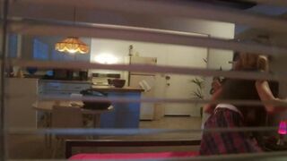 Student bound and fucked by intruder