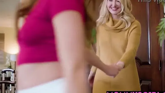 Teen meets busty milf Kendra James in a wild way &mdash;  hot MILF Reagan Foxx seduces sexy babe Katie Kush anal👌