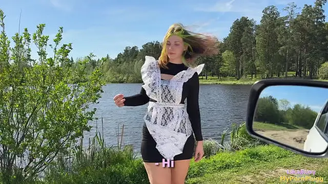 - Will you be my kept woman? Schoolgirl fucks and sucks a stranger′s cock in his car 