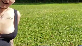 Masturbating at the park