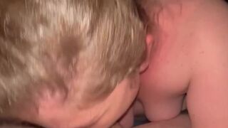 Slutty wife sucks hard and swallows all