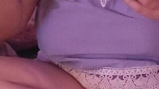 TEASING this wet pussy until I CUM, hard, all over my DILDO and LUSH toy