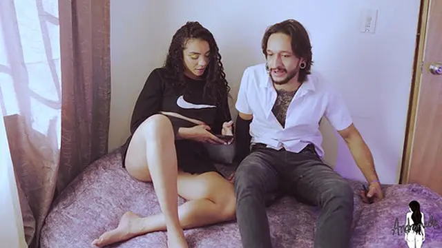 I invite my friend to watch a movie but she prefers to fuck my BF