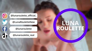 Cougar Luna Roulette seduces dude in her hotel room