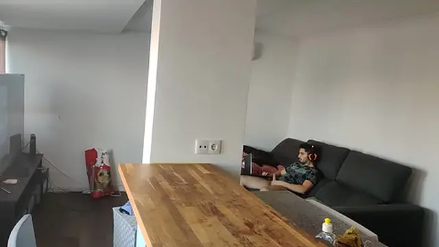 caught my hunk masturbating and I did the same &mdash;  anal masturbation and double penetration on the k