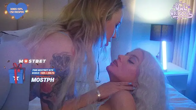 Beautiful lesbian movie of two sweet models Owl Crystal and Bella Mur