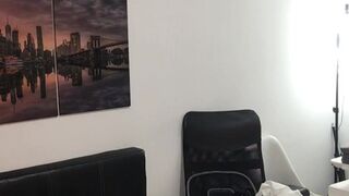 horny neighbor asks me to ride her dildo 