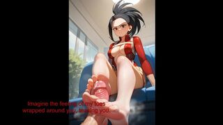 Momo’s Quirk Encouragement JOI - VOICED (Tits, Feet, Titjob, My Hero Academia)