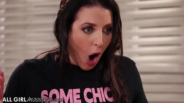 ALL GIRL MASSAGE - Naturally Stacked Sex Addict Angela White Fingers The Shy Uma Jolie FULL SCENE