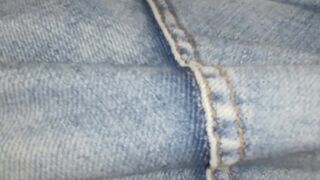 Cute Eighteen Years Old Girl in Tight Jeans gettig Her Little Pussy Fucked