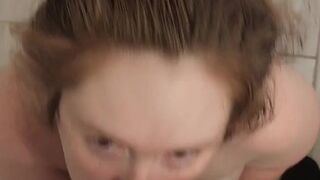 Hunny Rae got face fucked and swallows cum