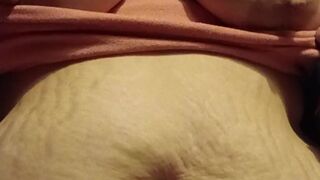 Was restless —  here some titties and belly play for those who are as well