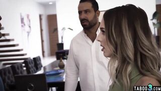 Skinny small titted teen Lily Larimar finding solace on an older big dick porn (Zena Little)