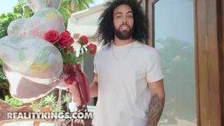 Jenna Starr Wears Lingerie for Lucky James' Pleasure