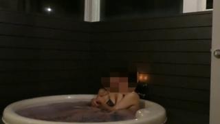 Japanese cuties get soaked in summer pool action, stripping for swimwear sex and faceless blowies