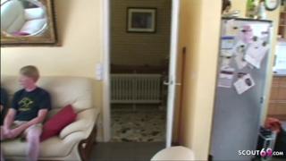 'Germans' eager mom instructs her son and his friend on group sex: multiple cocks, shared holes, lustful screams