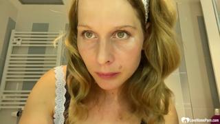 I get paid to fondle these breasts in front of your wanking cocks