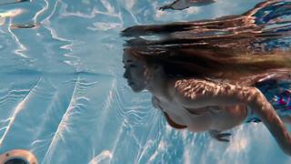 Latvian siren Nata Ocean's sultry swim turns XXX extravaganza