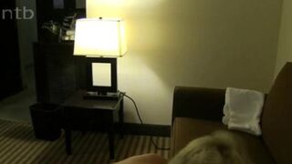 Blonde Mature Lady Pleasure Overflowing with Bbc