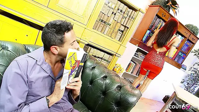 Masturbatory Spanish Siren′s Lecherous Orgy Unleashed on Busy Street Corner with Unnamed Adulterer