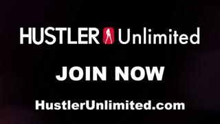 Riley lathers her big breasts, then they get coated in cum at HUSTLER Unlimited