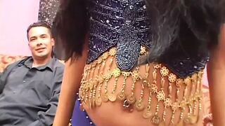 Blondest babes ravishes 2 dudes with massive wangers