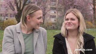 Emma and Nina go wild, strap-on lesbians, ass🍑-play madness ensues