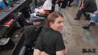 Sneaky Tryst at the Barber's - Lucky Anne