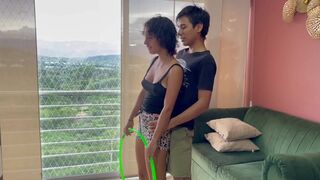 I assist my little stepsister with her aerobics classes and end up fucking her hard and deep