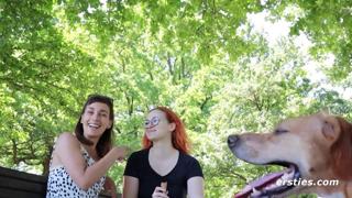 Sultry dykes ignite scorching morning romp; tongues lase, pussies pulsate